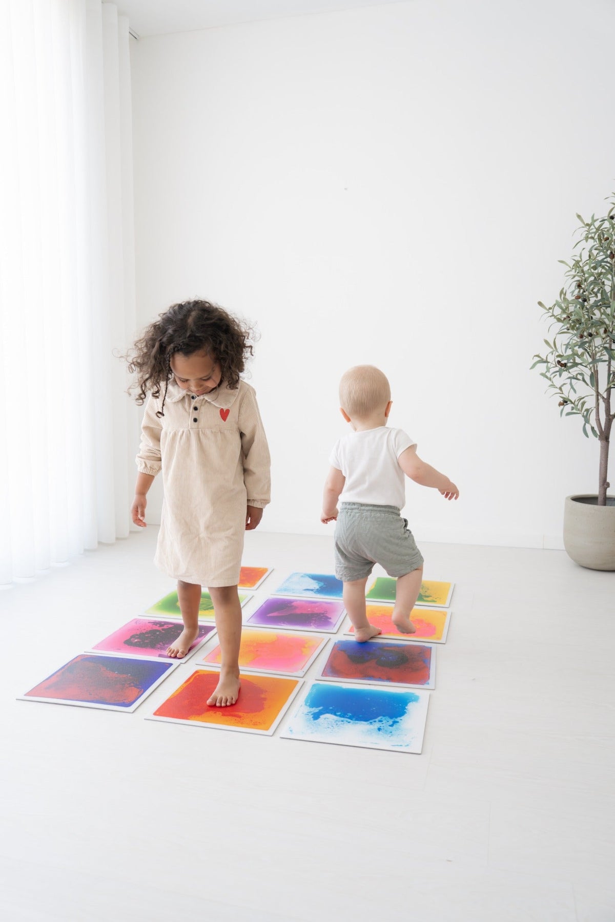 Dalles Sensorielles Liquides x4 – Un univers de couleurs à explorer ! 🌈 BO JUNGLE