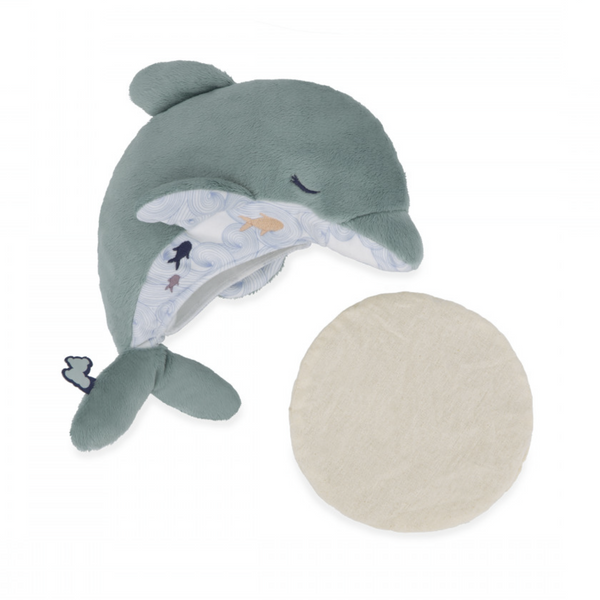 Peluche bouillotte chaud et froid Dauphin KALOO