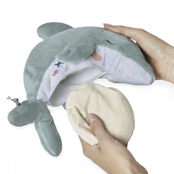 Peluche bouillotte chaud et froid Dauphin KALOO