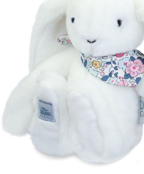 LAPIN FLEURETTE - Blanc 25 cm