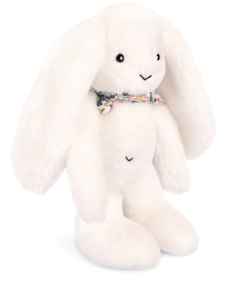 LAPIN FLEURETTE - Blanc 25 cm