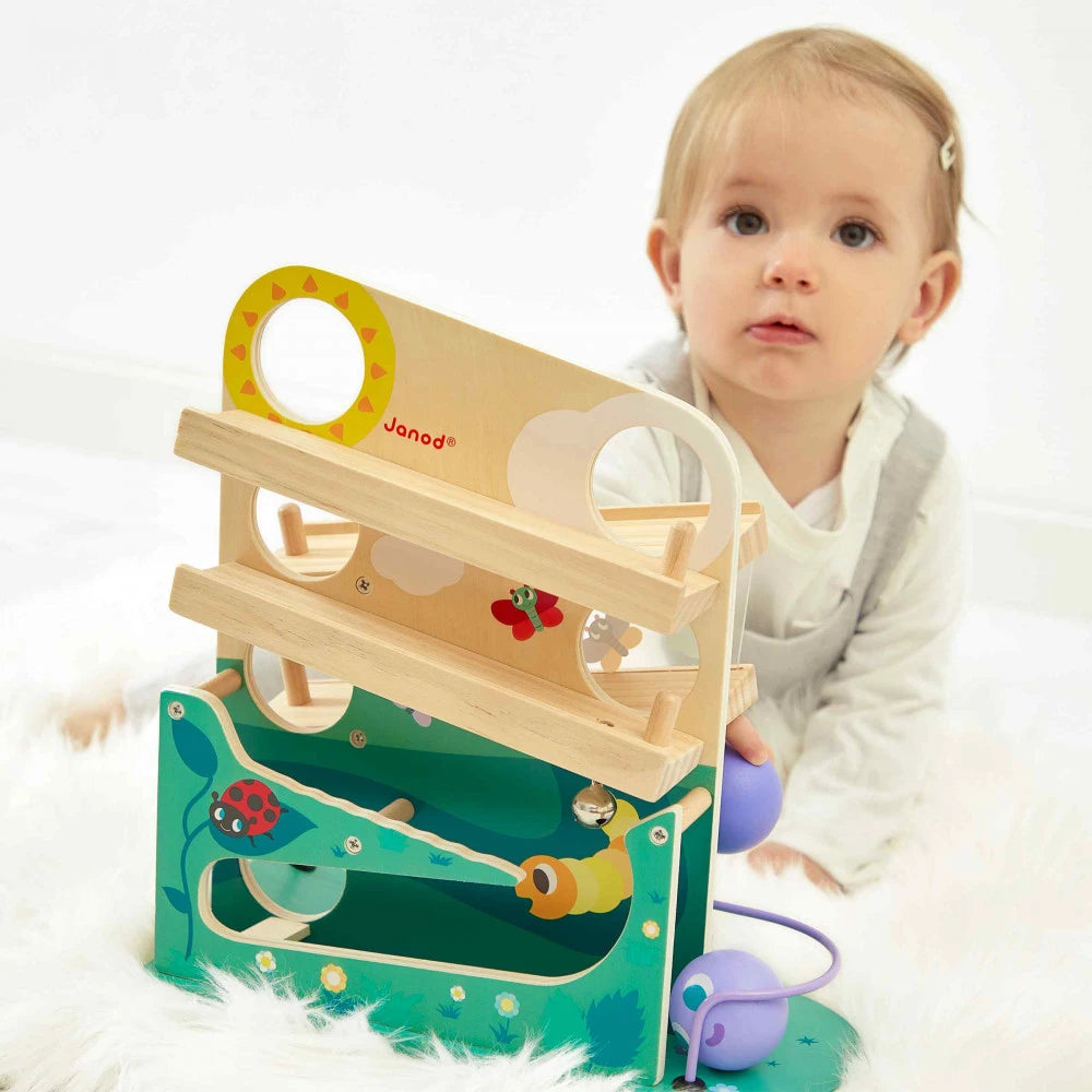 descendeur en bois bébé 1 an