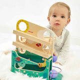 descendeur en bois bébé 1 an