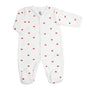 Dors-Bien Bébé Petits Cœurs Rouge – Velours Doux