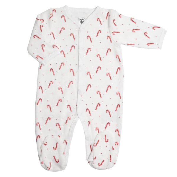 Pyjama Bébé Dors-Bien Sucre d’Orge – Velours Doux