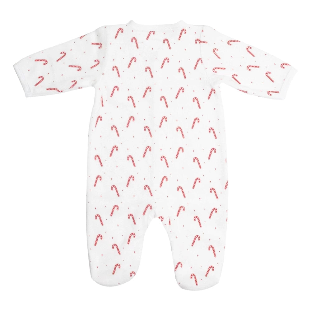 Pyjama Bébé Dors-Bien Sucre d’Orge – Velours Doux