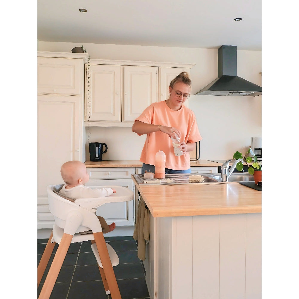 Doseur de lait bébé empilable 4 compartiments – Dune (terracotta) BO JUNGLE