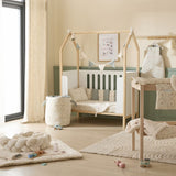 Doudou lapin bébé ultra doux – Doudou plat Jardin Enchanté BB & CO