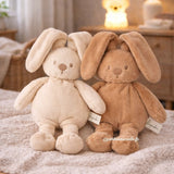 Doudou lapin en peluche 30 cm – Peluche douce bébé beige chaud NATTOU