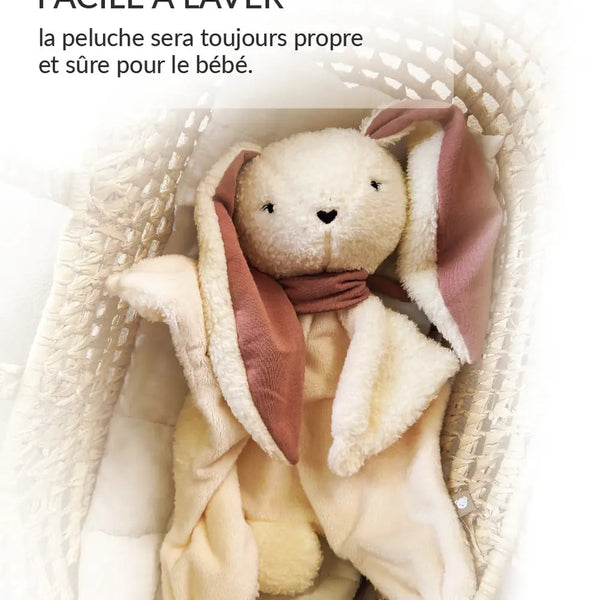 MyHummy doudou lapin plat 5en1 veilleuse MUHYMMY