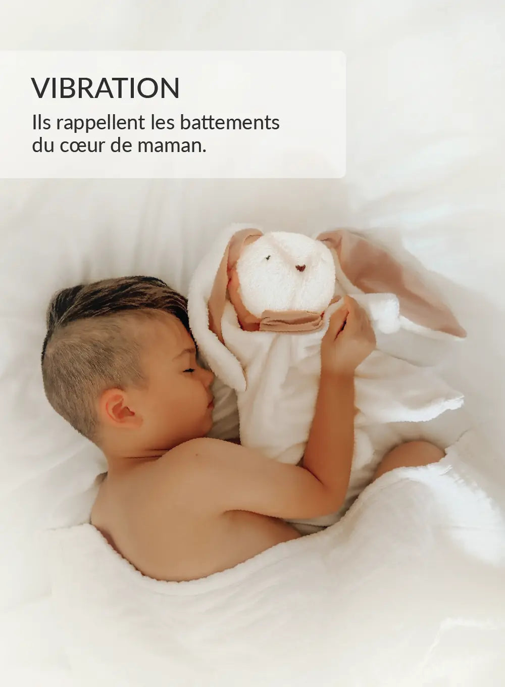 MyHummy doudou lapin plat 5en1 veilleuse MUHYMMY