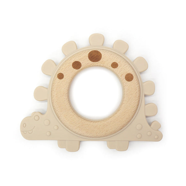 anneau de dentition dinosaure – bois & silicone GMLB