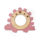 anneau de dentition dinosaure – bois & silicone GMLB