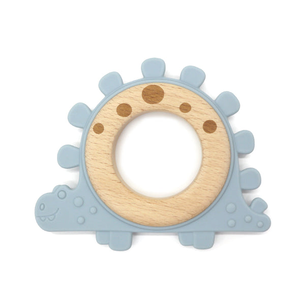 anneau de dentition dinosaure – bois & silicone GMLB
