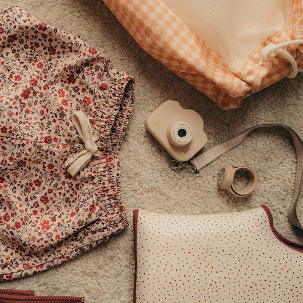 Appareil Photo Digital Enfant - Ivory with Soft Squares Strap – Cam Cam 📸 MRS ERTHA