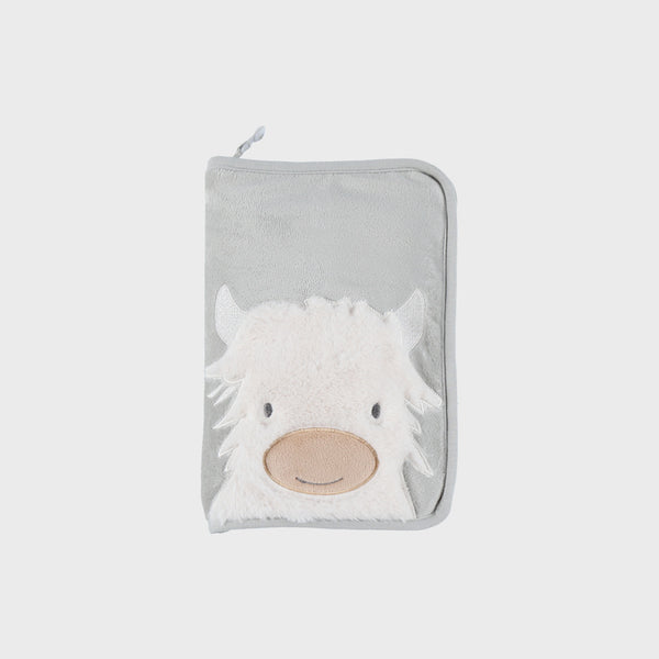 Protège carnet de santé fausse fourrure verte - Fluffy