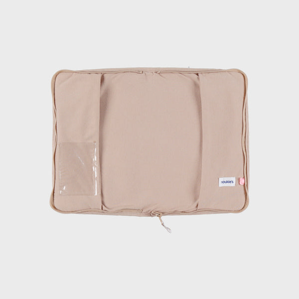 Protège carnet de santé fausse fourrure camel - Lily