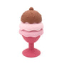Tour à empiler glace en silicone rose