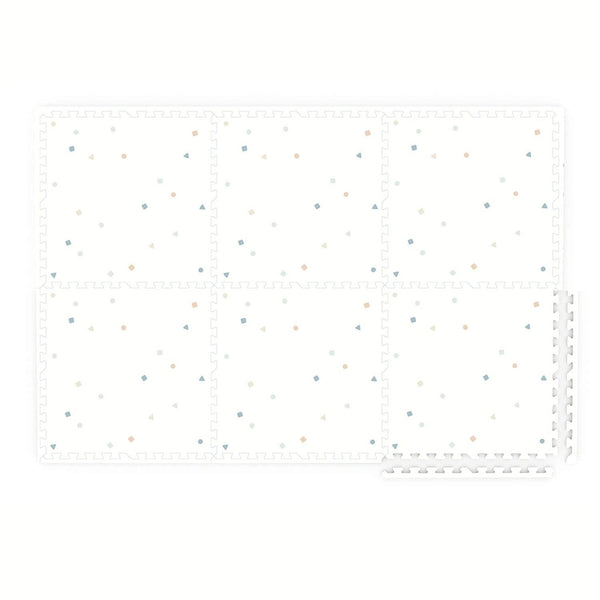Tapis de jeu réversible 2 en 1 EEVAA Carte du monde (120 x 180 cm)