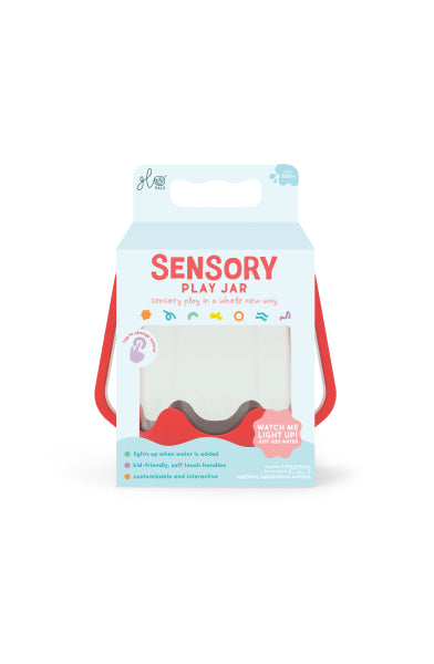 Jarre sensorielle Glo Pals corail | Jouet lumineux dès 18 mois