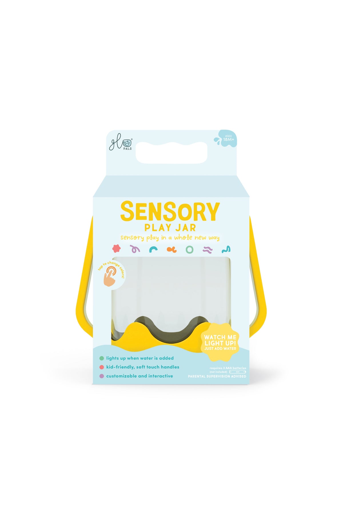 JAR SENSORIELLE JAUNE GLO PALS