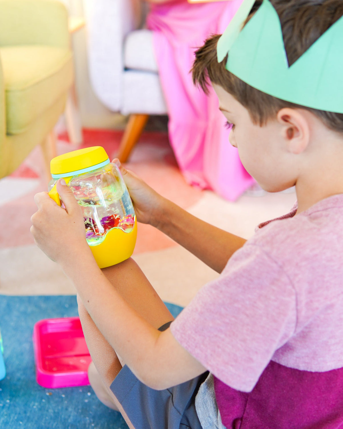 JAR SENSORIELLE JAUNE GLO PALS