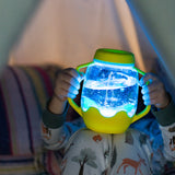 jarre sensorielle lumineuse jouet ludique qui fait de la lumiere pour enfant