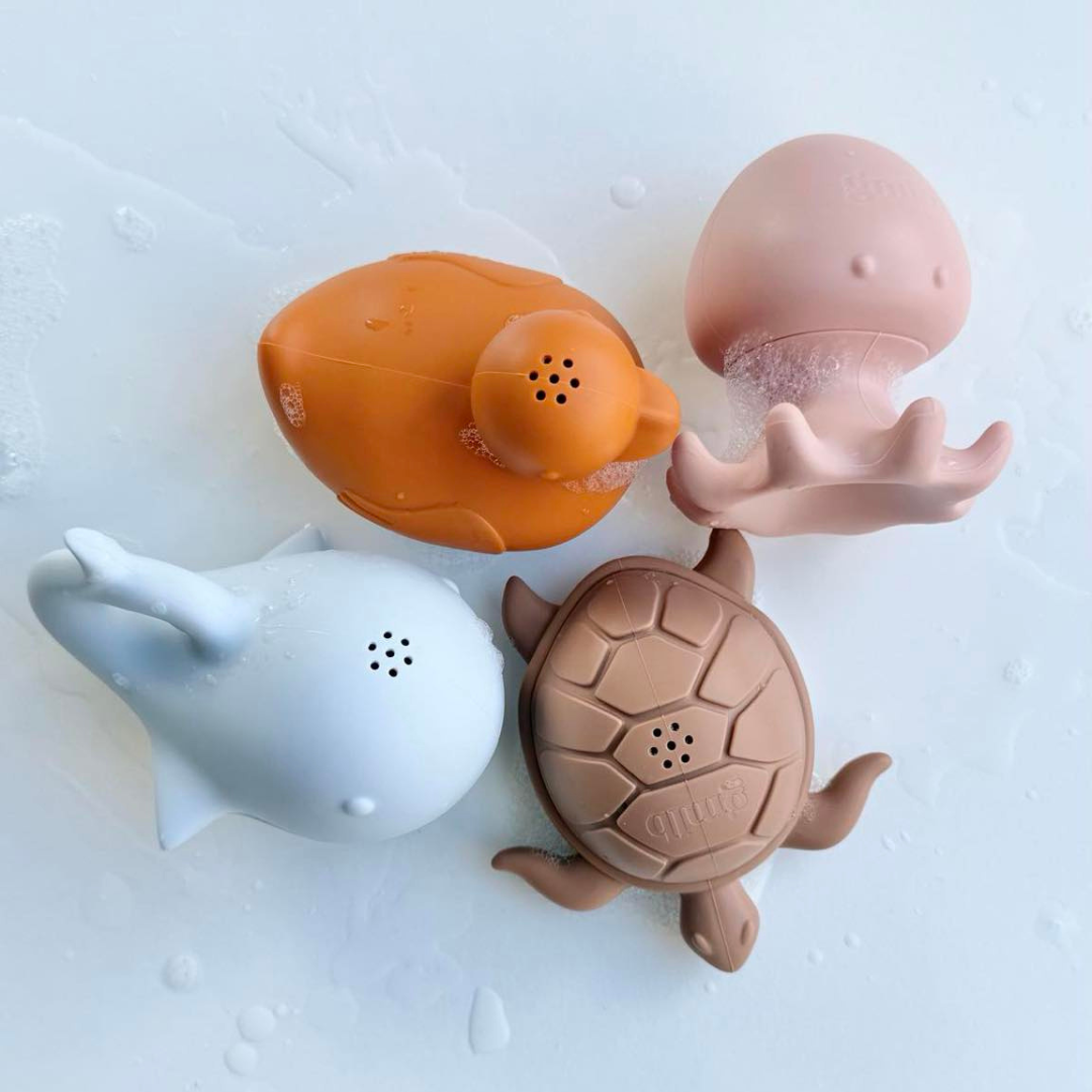Jouet de bain 4 animaux océan GMLB