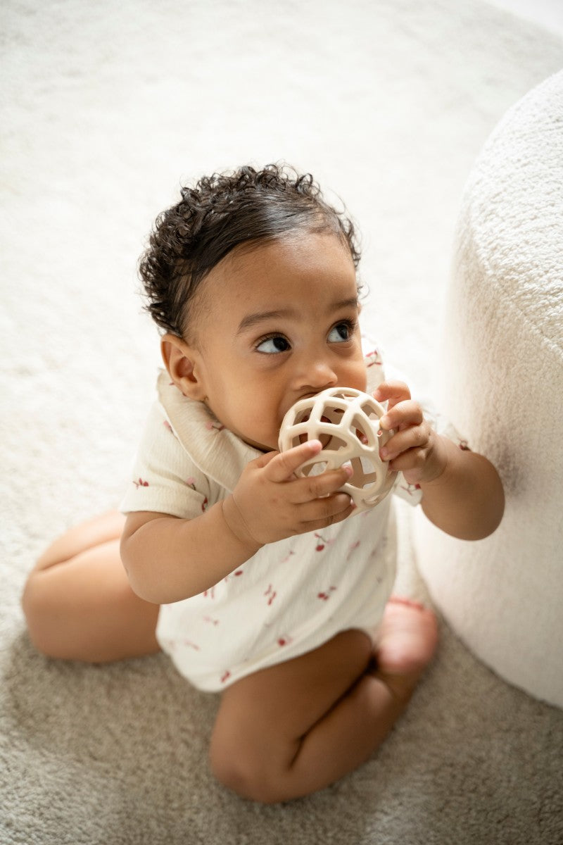 Balles Bébé Silicone – Urban Green & Warm Linen BABY'S ONLY