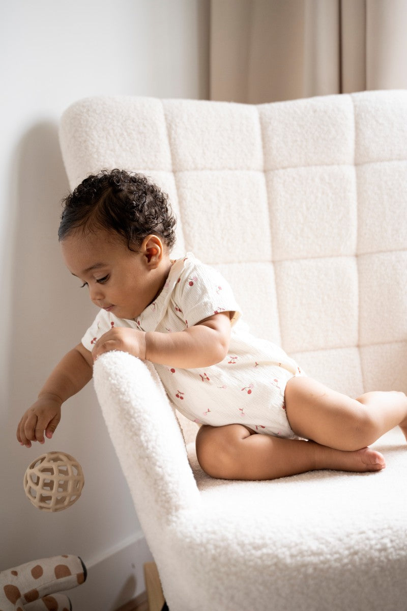 Balles Bébé Silicone – Urban Green & Warm Linen BABY'S ONLY