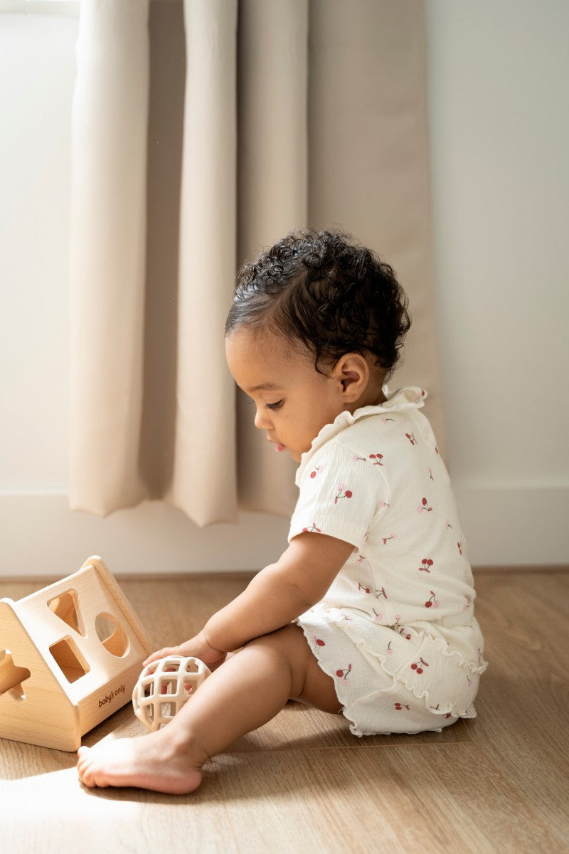 Balles Bébé Silicone – Urban Green & Warm Linen BABY'S ONLY