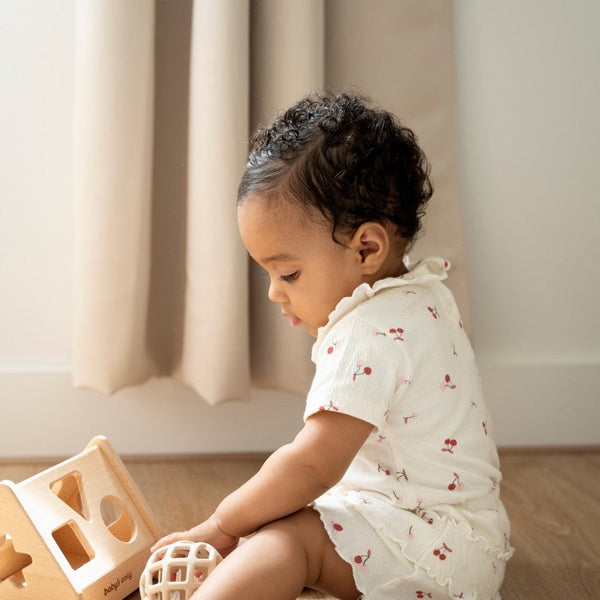 Balles Bébé Silicone – Urban Green & Warm Linen BABY'S ONLY