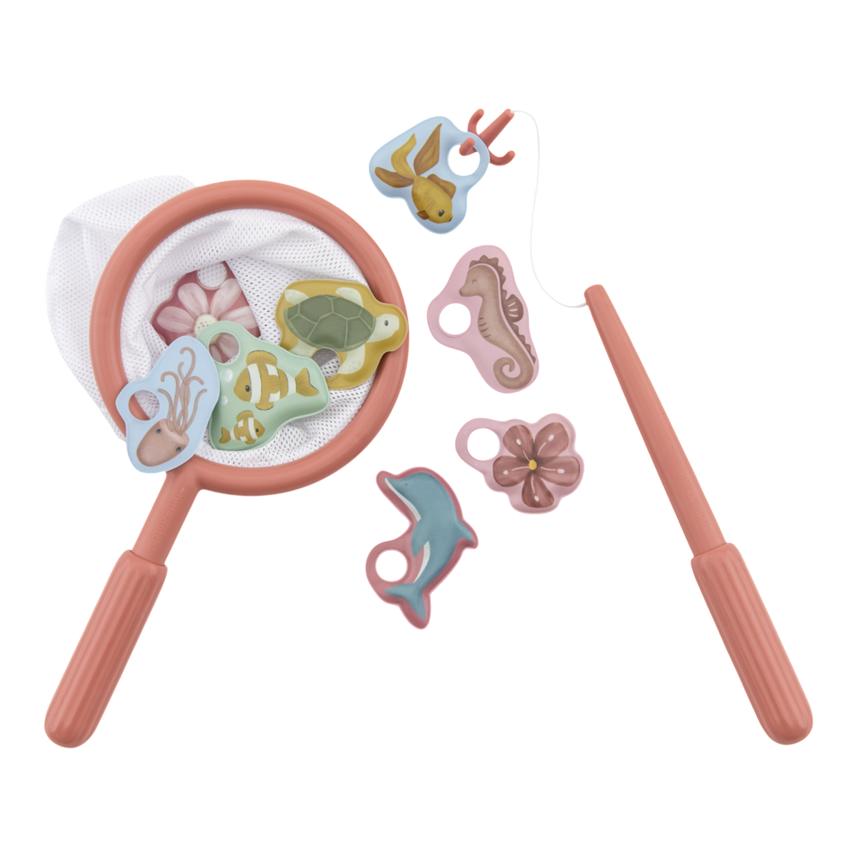 Jeu pêche bain rose enfant dès 24 mois