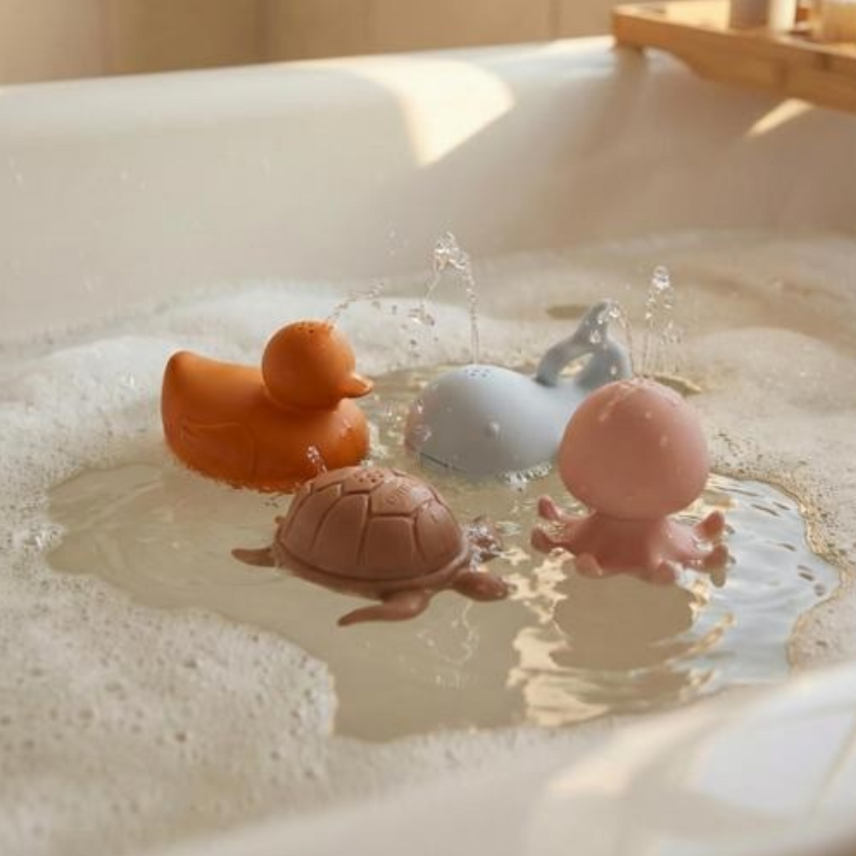 Jouet de bain 4 animaux océan GMLB