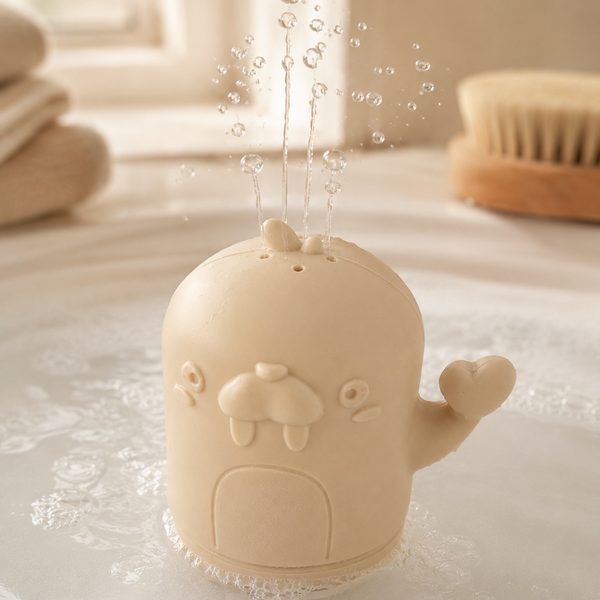 Jouet de bain 4 animaux de la mer beige GMLB