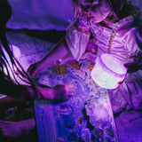 LILA CUBES LUMINEUX VIOLETS GLO PALS