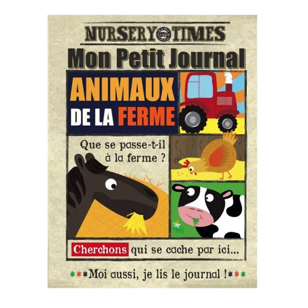 CRINKLY LA FERME – Livre Tissu Sensoriel pour Bébé