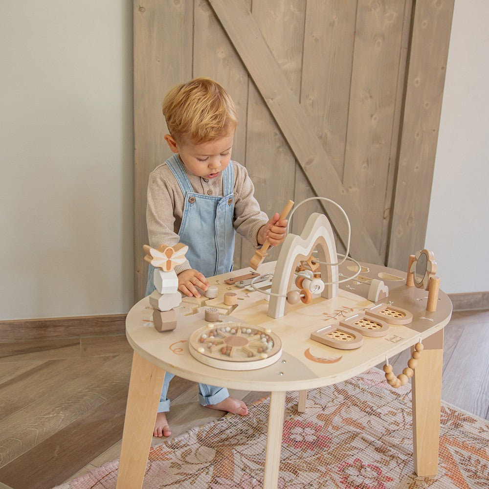 Table d’activités en bois - Nougat