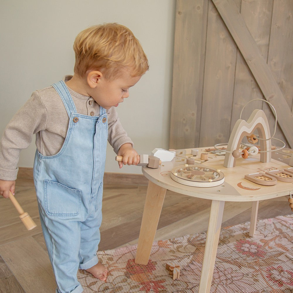 Table d’activités en bois - Nougat