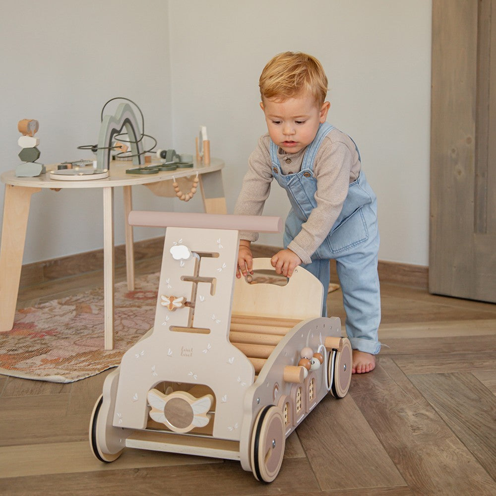 3-en-1 Bascule, Trotteur et Voiture – Nougat