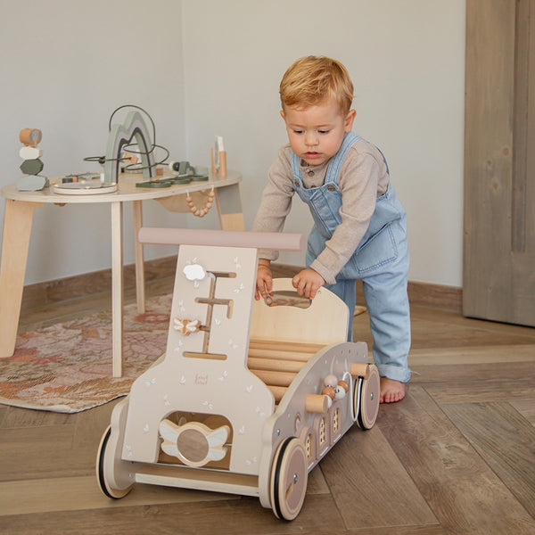 3-en-1 Bascule, Trotteur et Voiture – Nougat