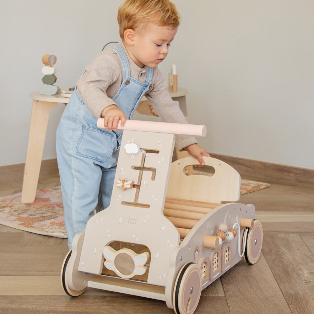 3-en-1 Bascule, Trotteur et Voiture – Nougat