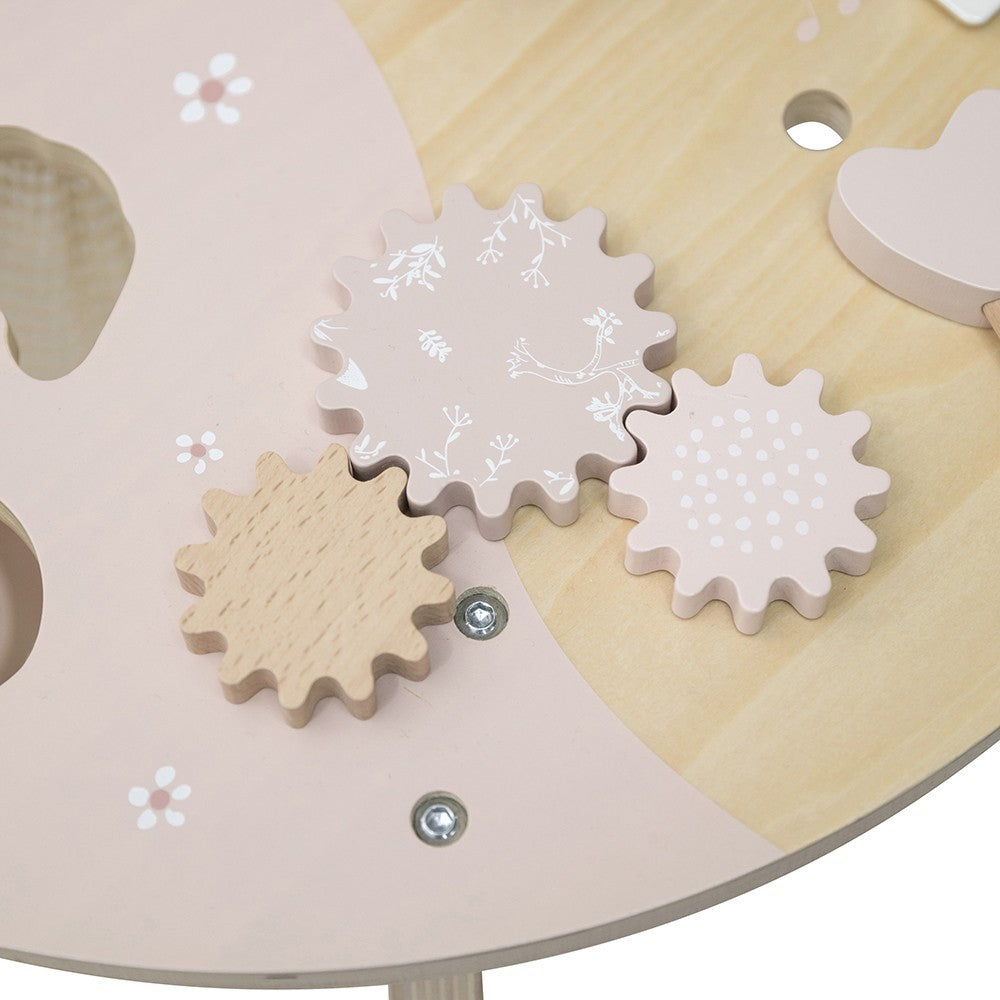 Table d’activités en bois - Rose