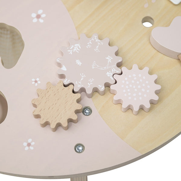 Table d’activités en bois - Rose