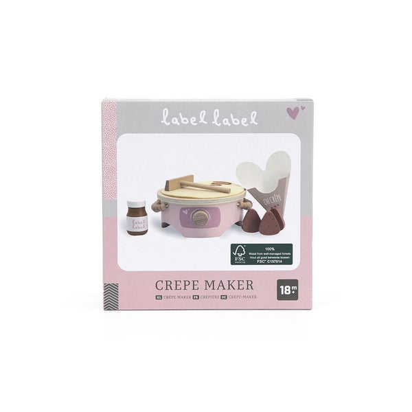 Crêpier en bois – Rose