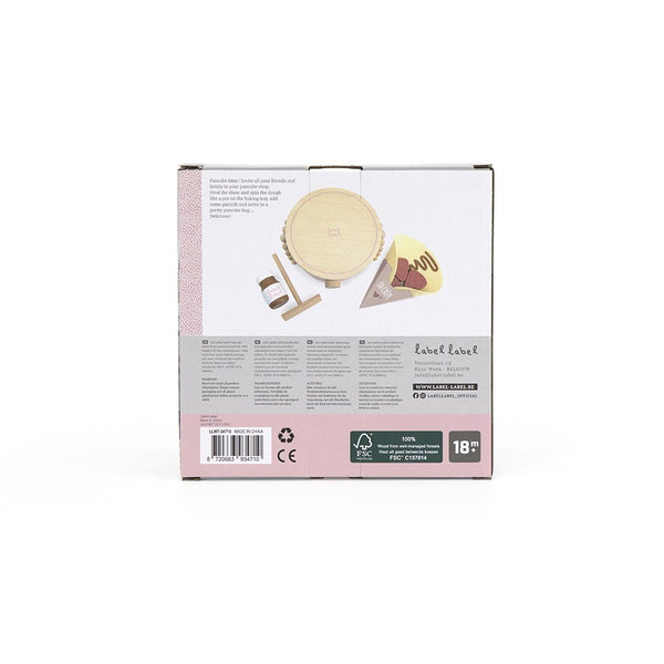 Crêpier en bois – Rose