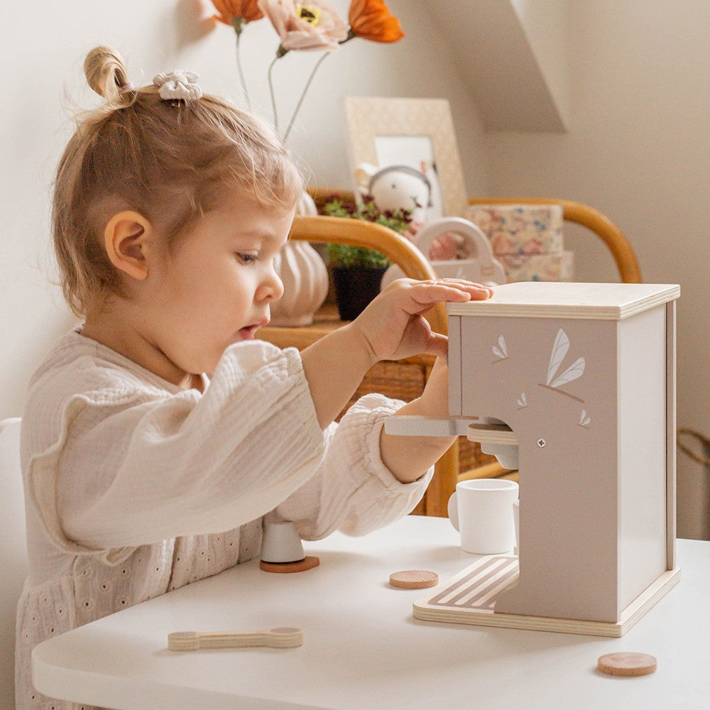 Machine à expresso en bois – Nougat