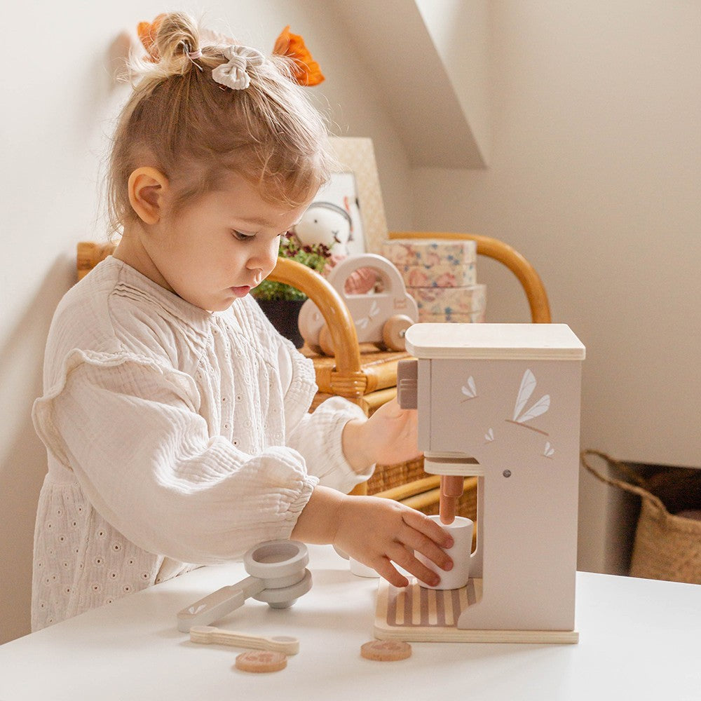 Machine à expresso en bois – Nougat
