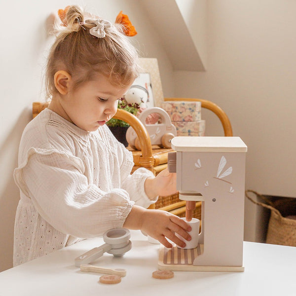 Machine à expresso en bois – Nougat