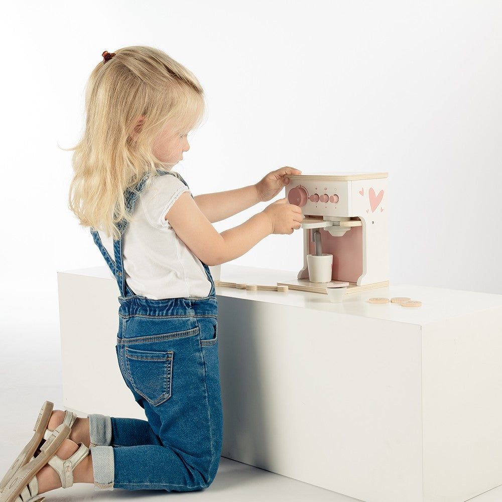 Machine à expresso en bois – Rose